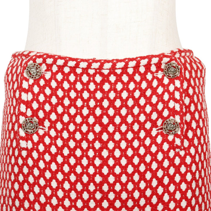 Top Quality Chanel Skirt Rayon Bamboo Cotton Red
