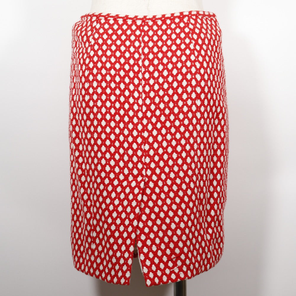 Top Quality Chanel Skirt Rayon Bamboo Cotton Red