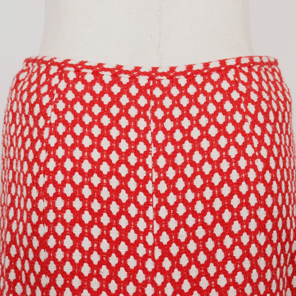 Top Quality Chanel Skirt Rayon Bamboo Cotton Red