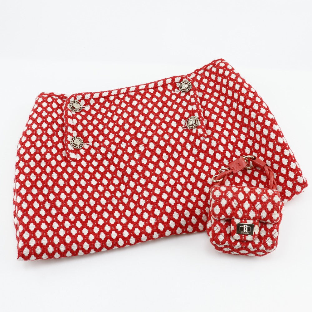 Top Quality Chanel Skirt Rayon Bamboo Cotton Red