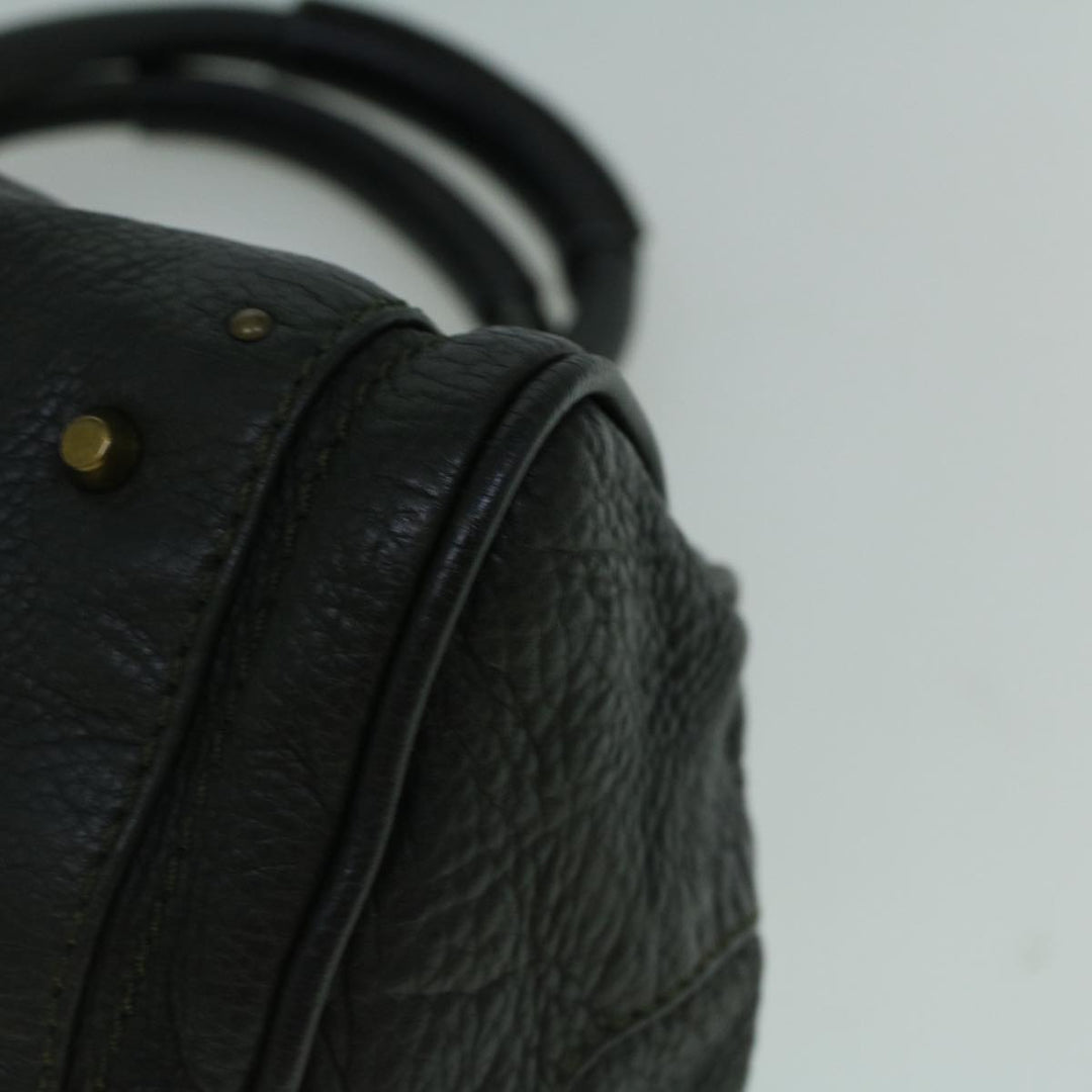 Chloe Paddington Hand Bag Leather Khaki 60289