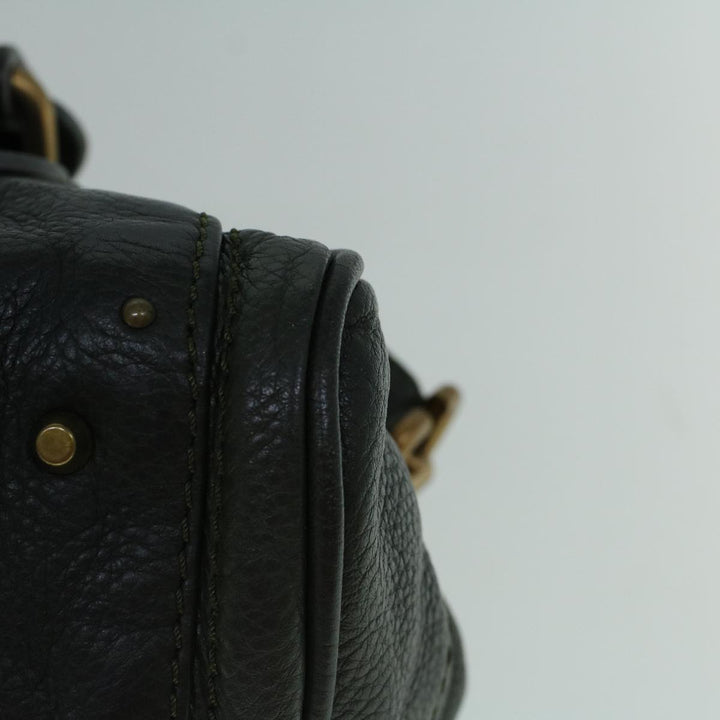 Chloe Paddington Hand Bag Leather Khaki 60289