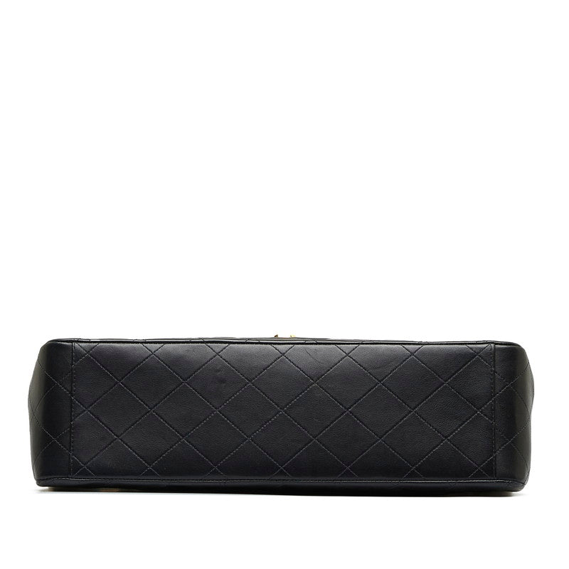 Top Quality Chanel Decamatrasse 34 Cocomark ingle Flap Chain Shoulder Bag Black   CHANEL
