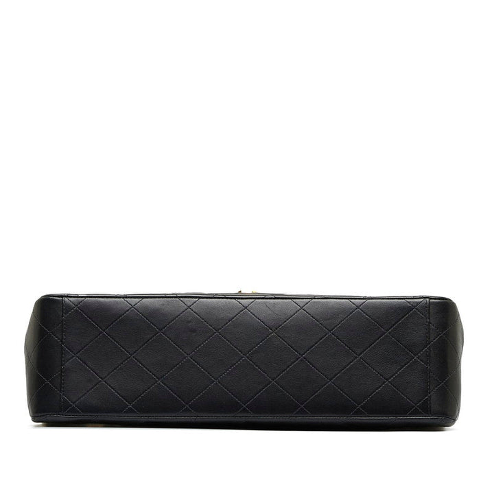 Top Quality Chanel Decamatrasse 34 Cocomark ingle Flap Chain Shoulder Bag Black   CHANEL