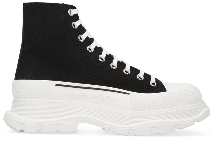 TREAD SLICK LACE-UP ANKLE BOOTS