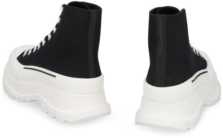 TREAD SLICK LACE-UP ANKLE BOOTS