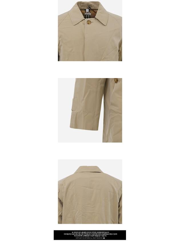 Burberry Camden Cotton Trench Coats Beige