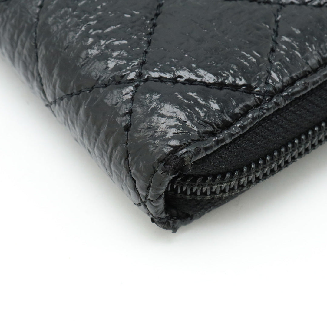 Top Quality Chanel MATRACE COCOMARK ROUND Long Wallet  TWID LEADER BLACK BLACK SILVER A50097 BLUMIN BLUMIN MARKET SHOP