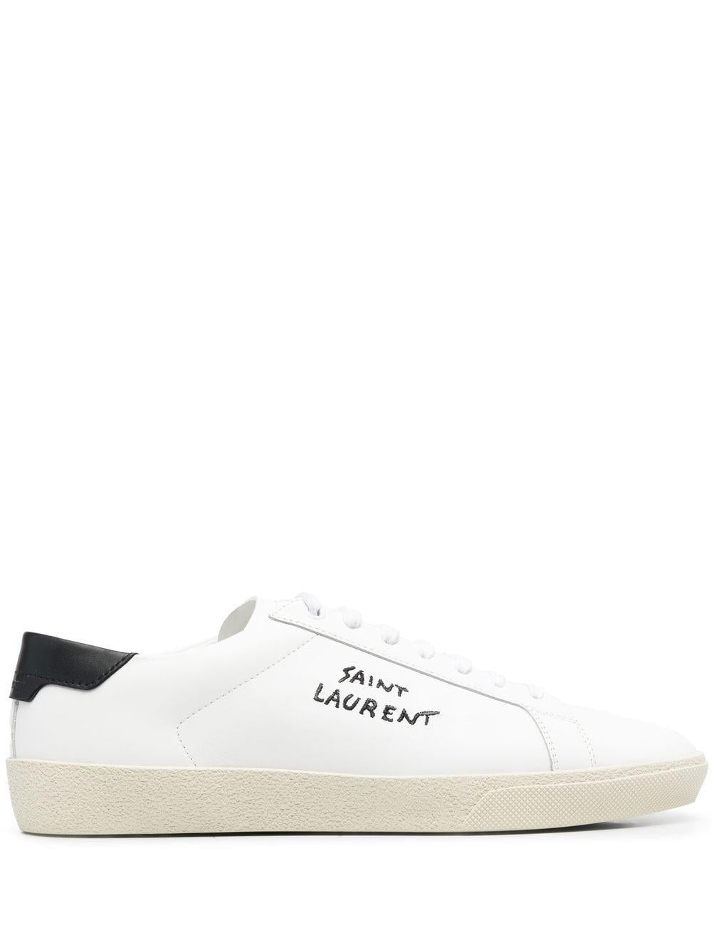 LOGO PRINT LOW TOP SNEAKERS