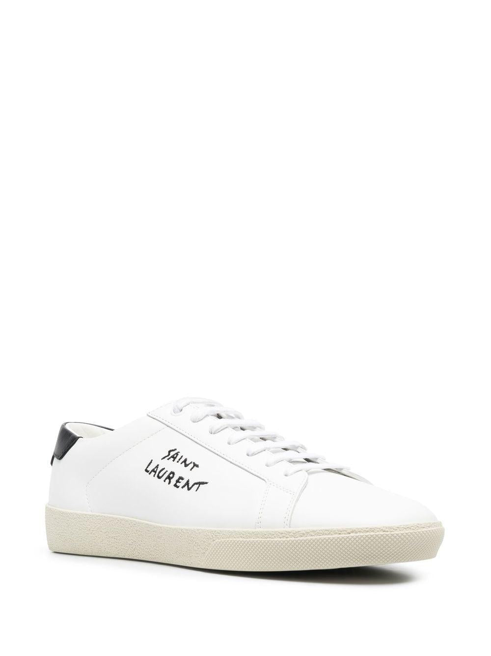 LOGO PRINT LOW TOP SNEAKERS