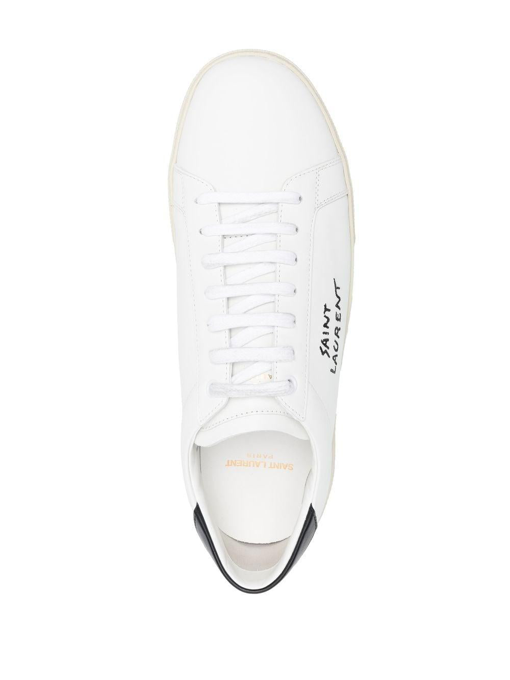 LOGO PRINT LOW TOP SNEAKERS