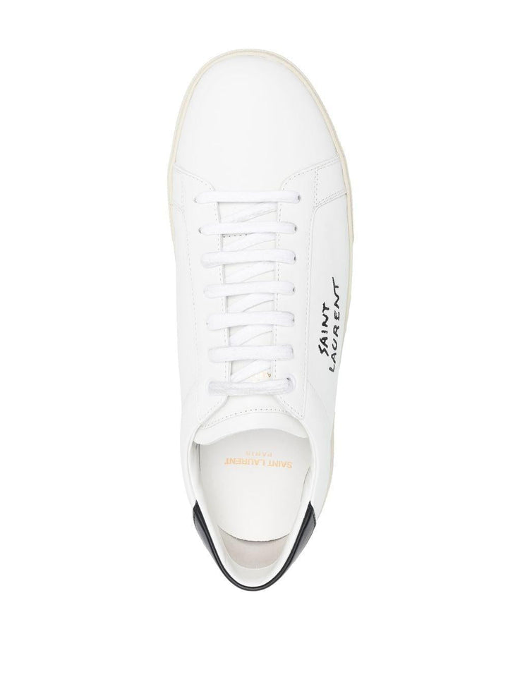 LOGO PRINT LOW TOP SNEAKERS