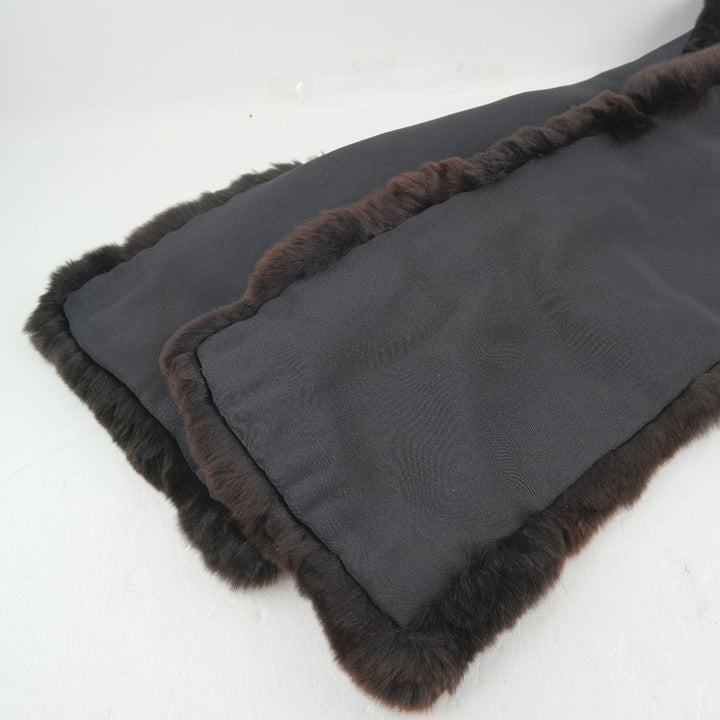 Top Quality Chanel Rabbit Fur Silk Stole Scarf