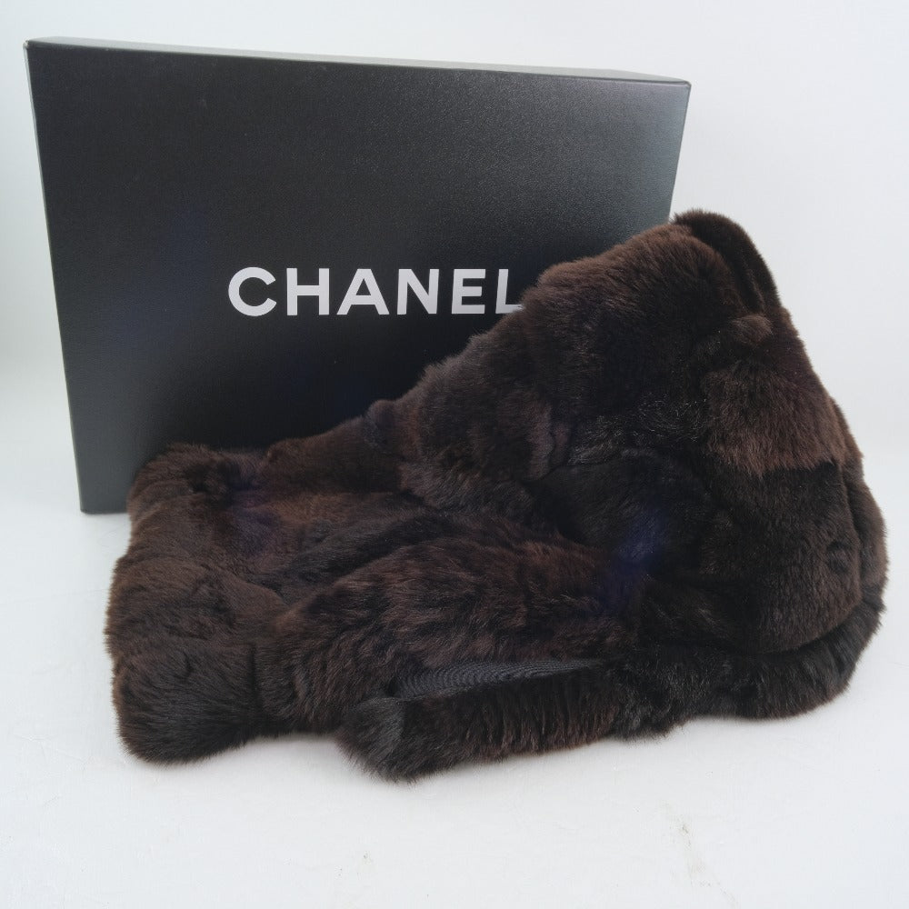 Top Quality Chanel Rabbit Fur Silk Stole Scarf