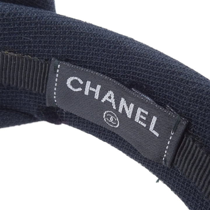 Top Quality Chanel Bow Headband Black