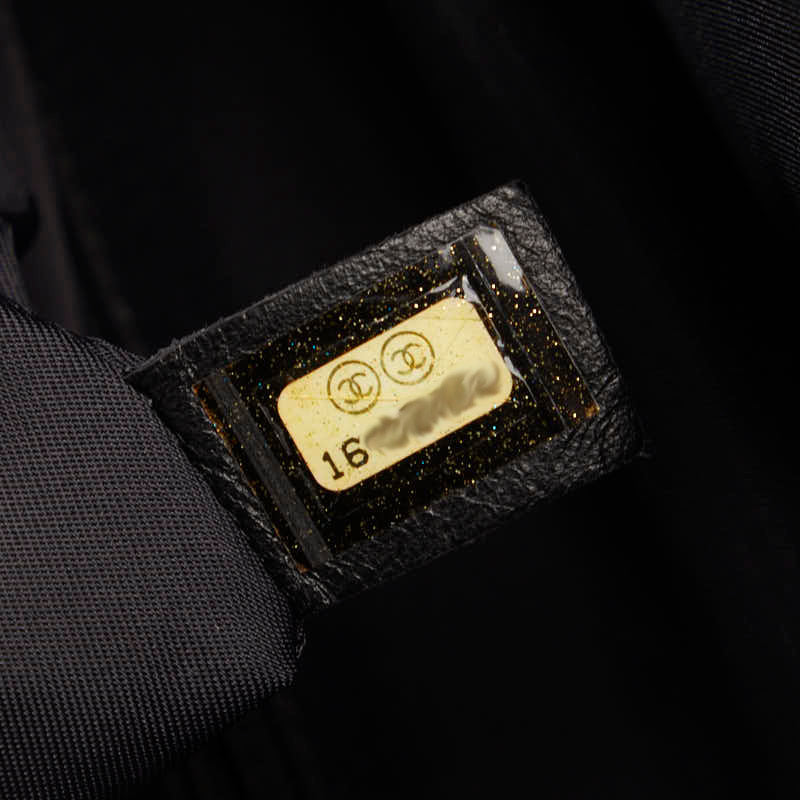 Top Quality Chanel COCOMARK PARIBIARITZ  MM Handbags  A34209 Black PVC canvas LADY CHANEL