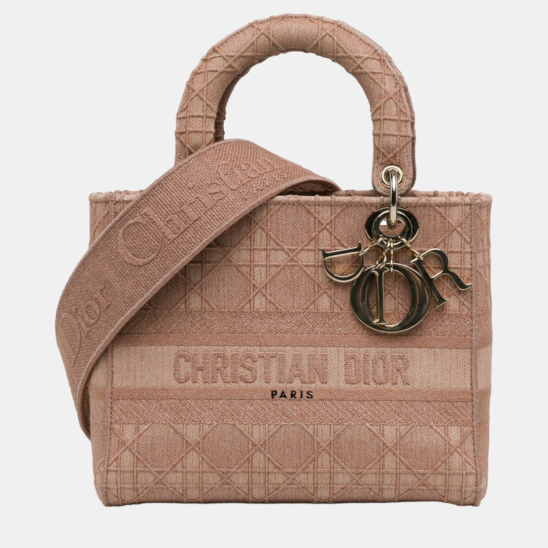 Top quality Dior Pink Medium Cannage Lady D-Lite
