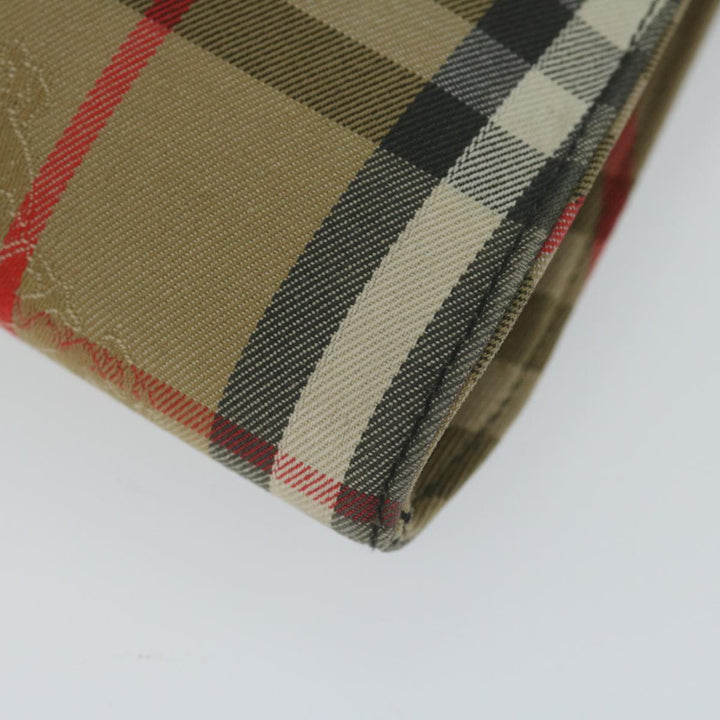 BURBERRYSs Nova Check Shoulder Bag Nylon Beige Auth 61529