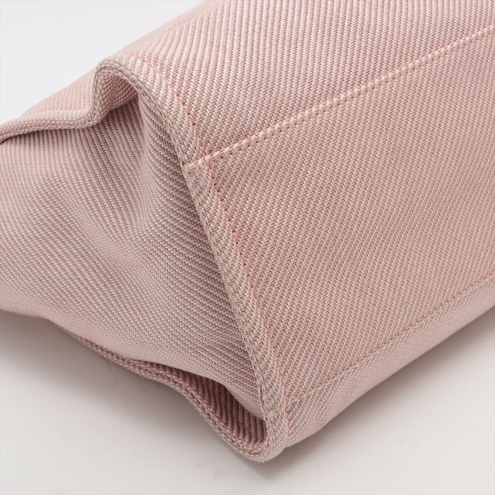 Top Quality Chanel DOUVILLE GM Stretch x Canvas 2WAY Handbag Pink Gold