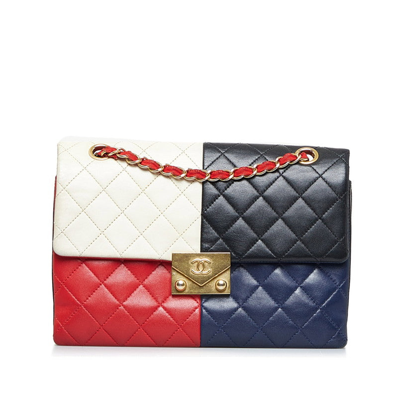 Top Quality Chanel Cruises Cocomark Interlocg Chain houlder Bag 401368 Multicolor Gold Leather  CHANEL