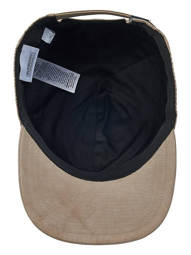 Burberry EKD Technical Cotton Base Ball Cap Beige