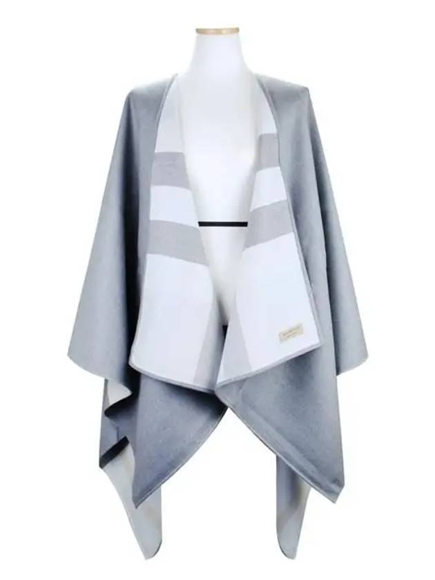 Burberry WoMen's Check Reversible Wool Cape Grey