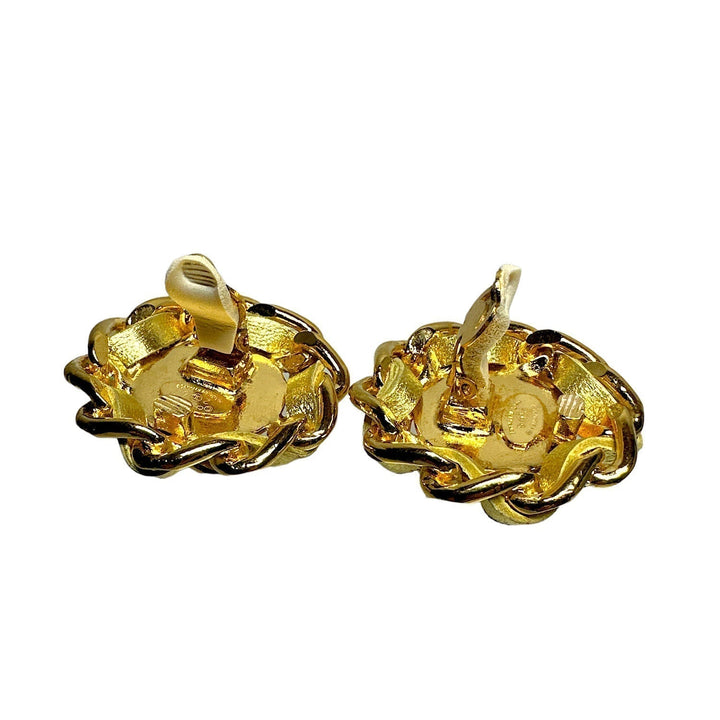 Vintage Top Quality Chanel by Karl Lagerfeld Clip On Earrings
