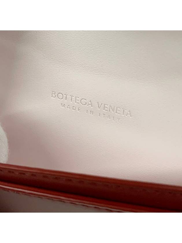 Bottega veneta Cassette Business Card Wallet Dark Red