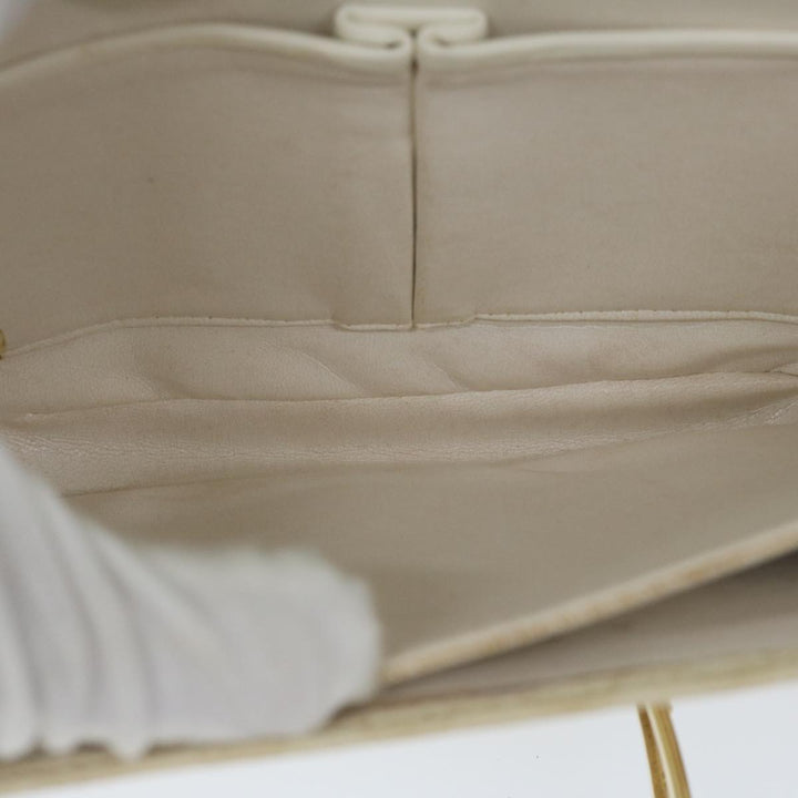 Celine Macadam Canvas Shoulder Bag PVC Leather Whe  62462