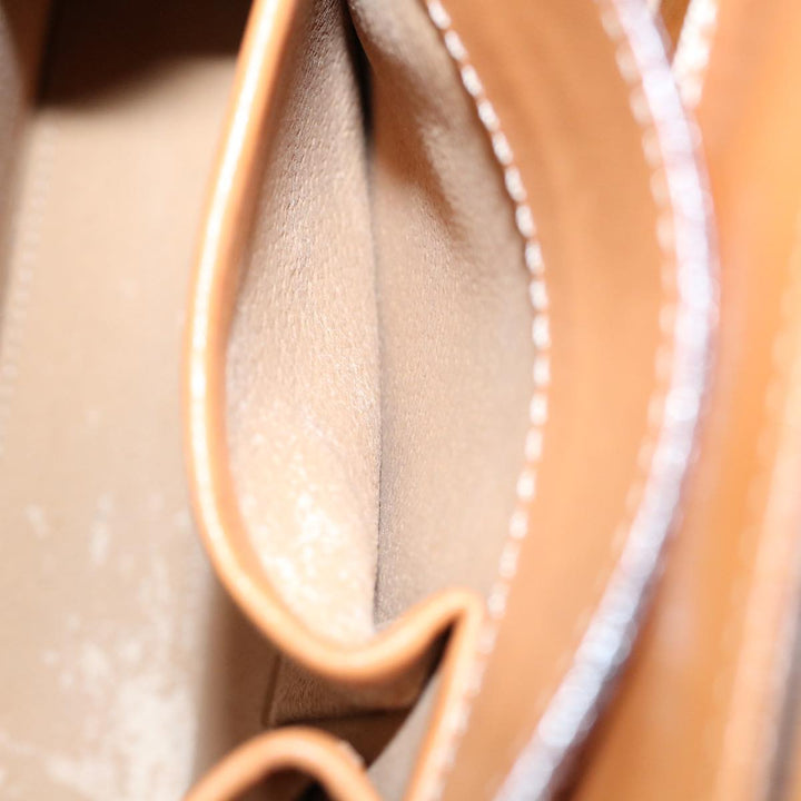 Celine Macadam Canvas Hand Bag PVC Leather 2way Brown  62493
