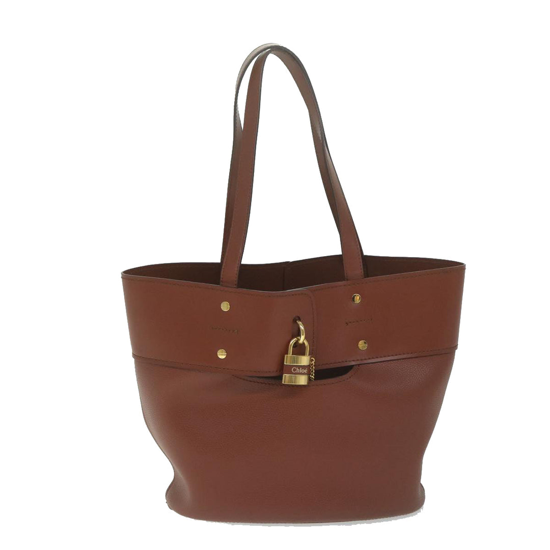 Chloe Abbey Tote Bag Leather Brown CHC20SS223C44 62939A