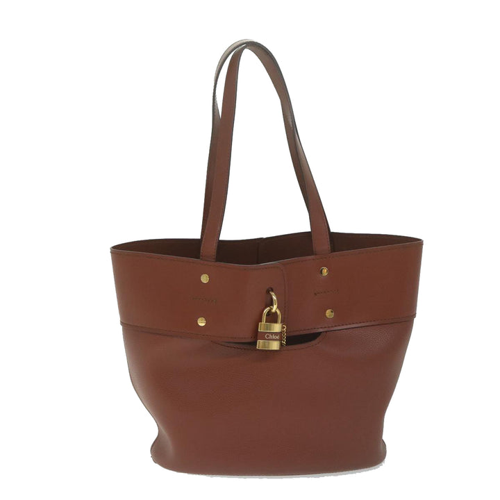 Chloe Abbey Tote Bag Leather Brown CHC20SS223C44 62939A
