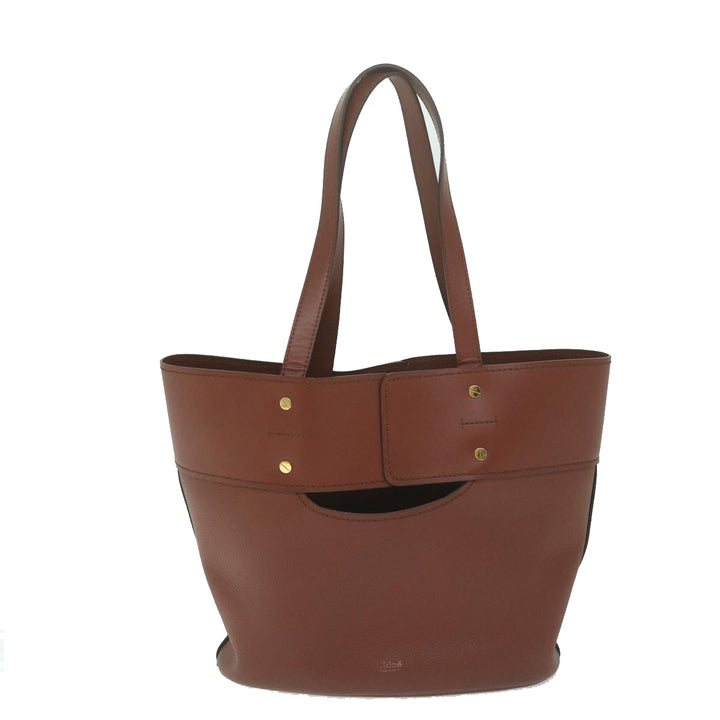 Chloe Abbey Tote Bag Leather Brown CHC20SS223C44 62939A