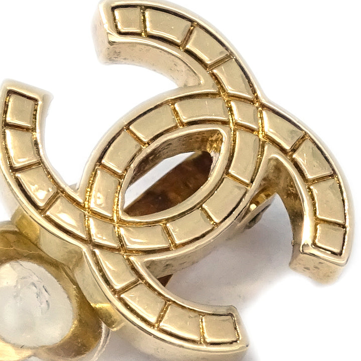 Top Quality Chanel CC Earrings Clip-On Gold 03P