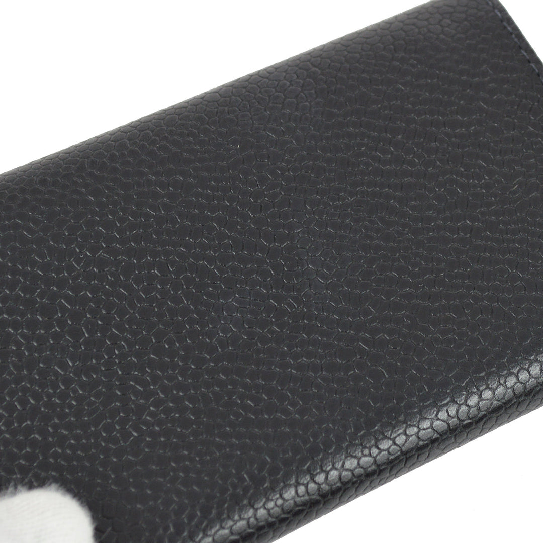 Top Quality Chanel Black Caviar Card Case Small New