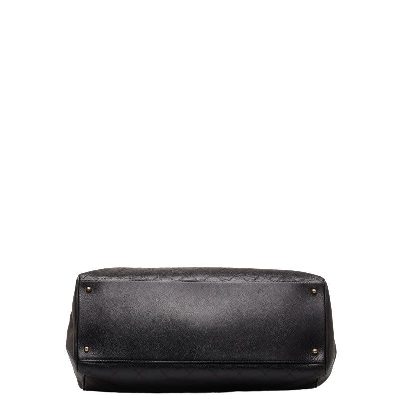 Top Quality Chanel Super Model Bag Coco Chain Tote Bag One-Shoulder Bag Black Leather  CHANEL