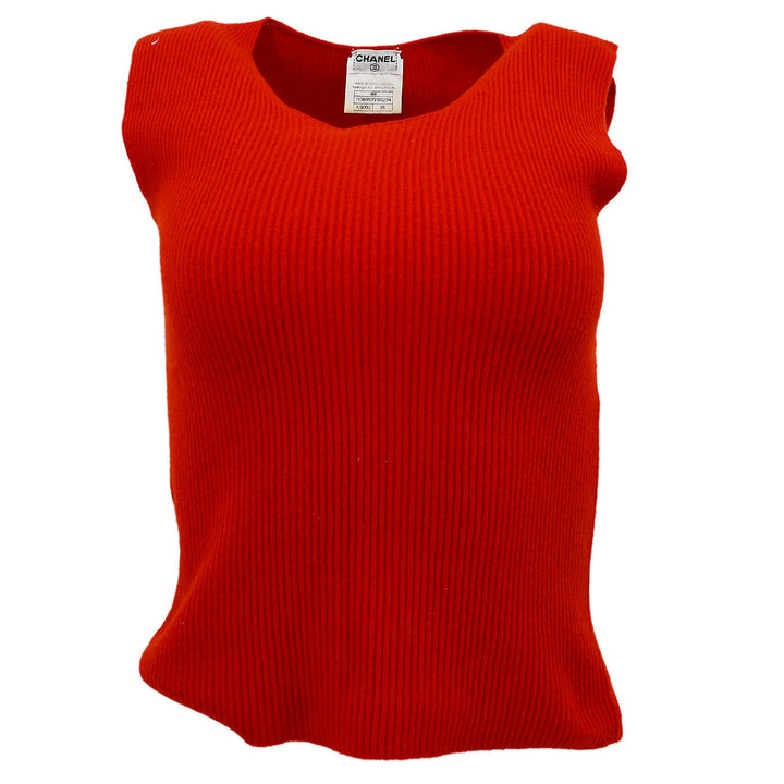 Top Quality Chanel Fall 1996 ribbed cashmere cardigan set #38