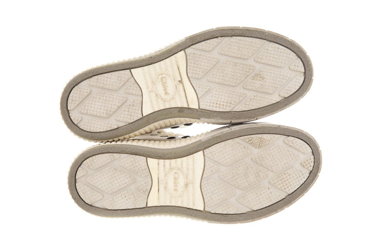 Chloe Beige Clint High Top Sneakers SZ 36