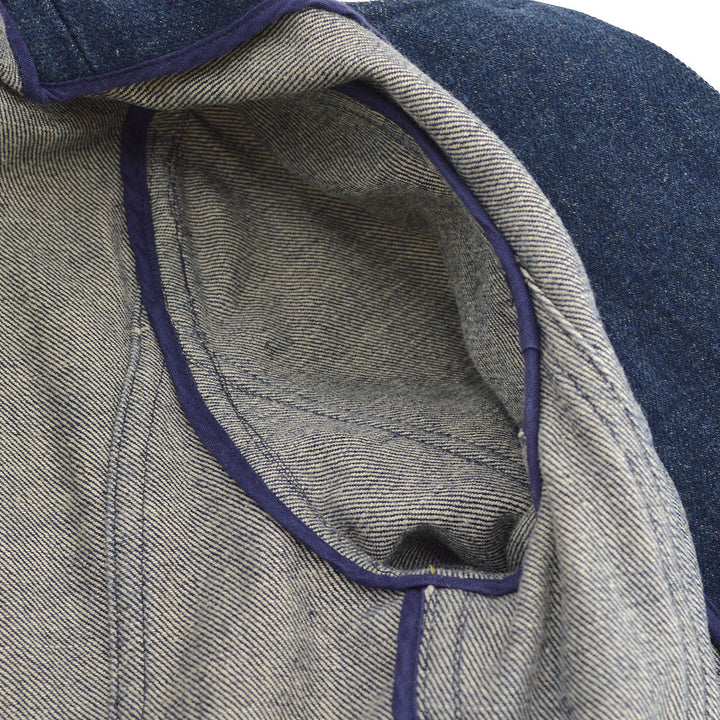 Top Quality Chanel Collarless Denim Jacket Indigo 96A #34