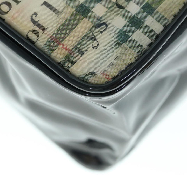 BURBERRY s Nova Check Hand Bag Nylon Beige Auth 63085