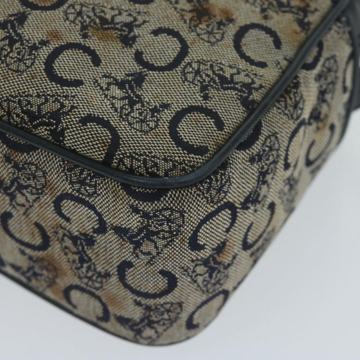 Celine C Macadam Canvas Shoulder Bag Navy  63227