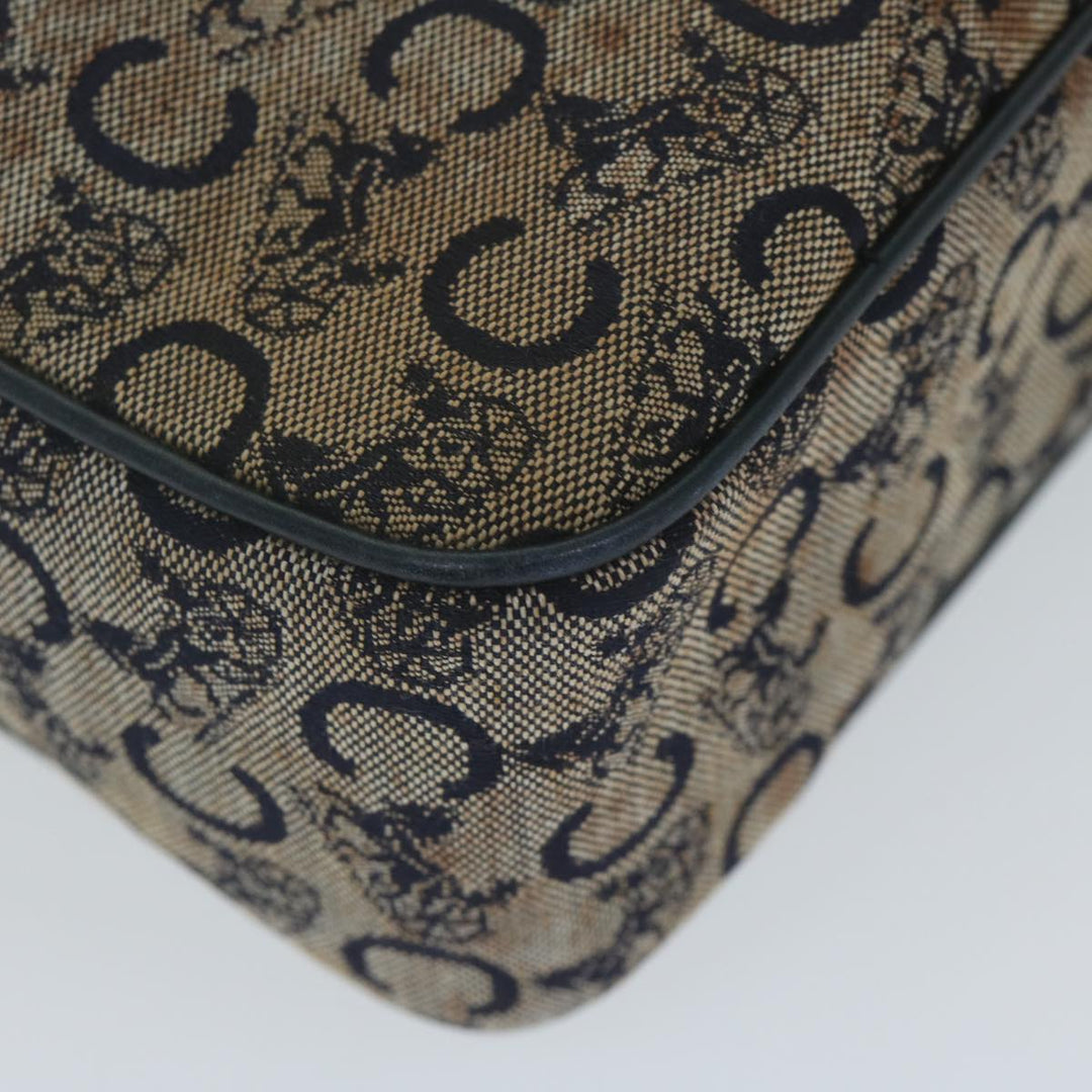 Celine C Macadam Canvas Shoulder Bag Navy  63227