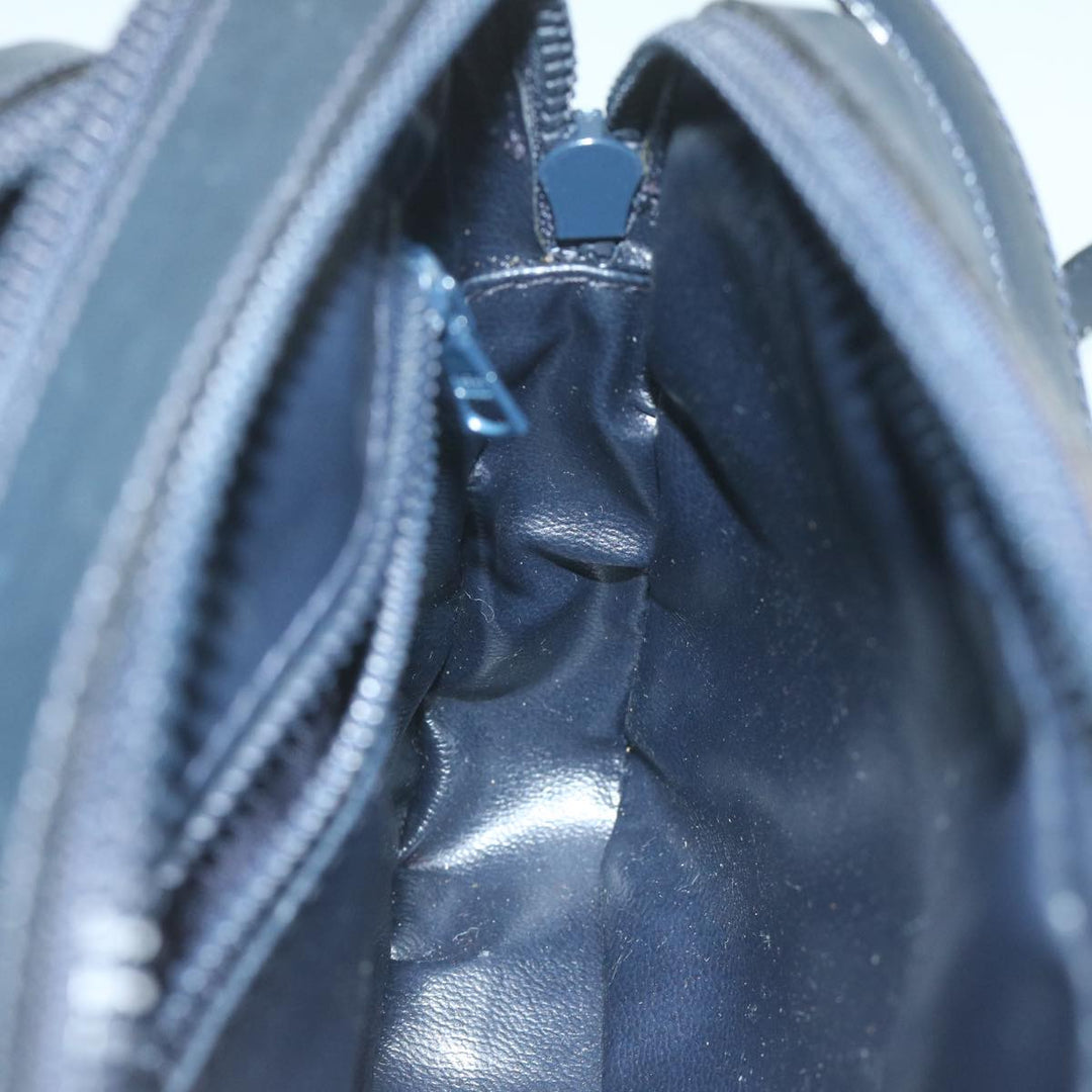 Celine C Macadam Canvas Shoulder Bag Navy  63227