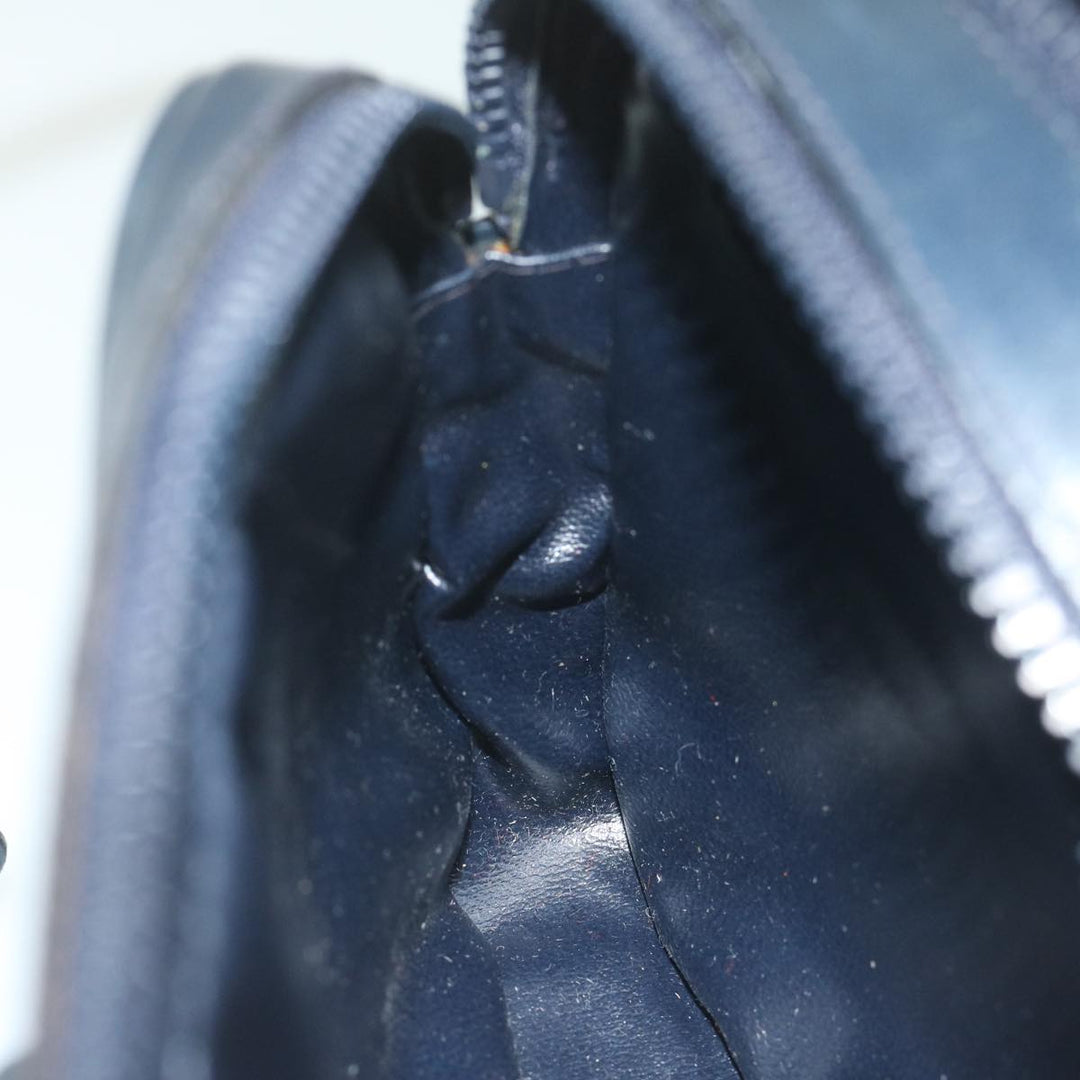Celine C Macadam Canvas Shoulder Bag Navy  63227