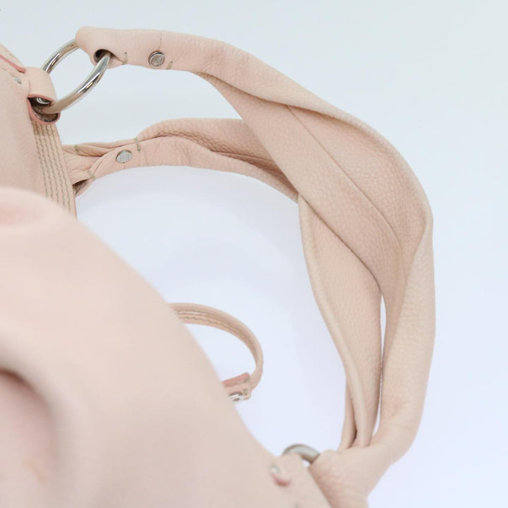 Celine Hand Bag Leather Pink  63531