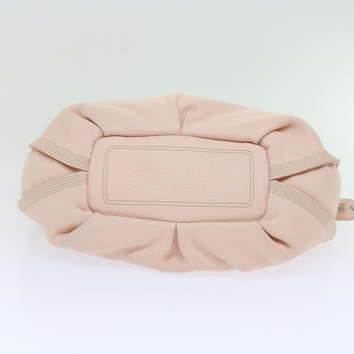 Celine Hand Bag Leather Pink  63531