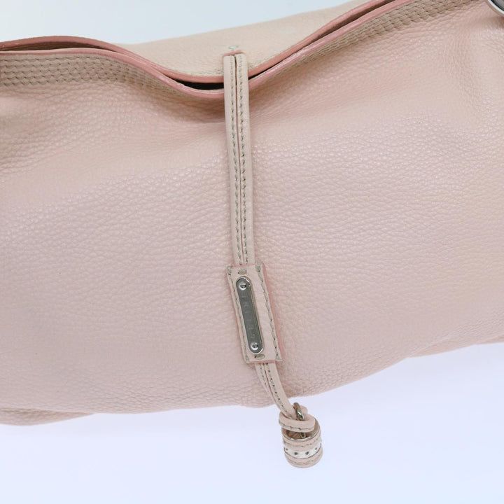 Celine Hand Bag Leather Pink  63531