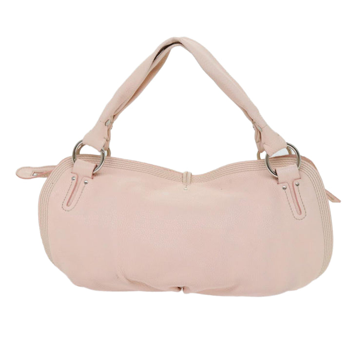 Celine Hand Bag Leather Pink  63531