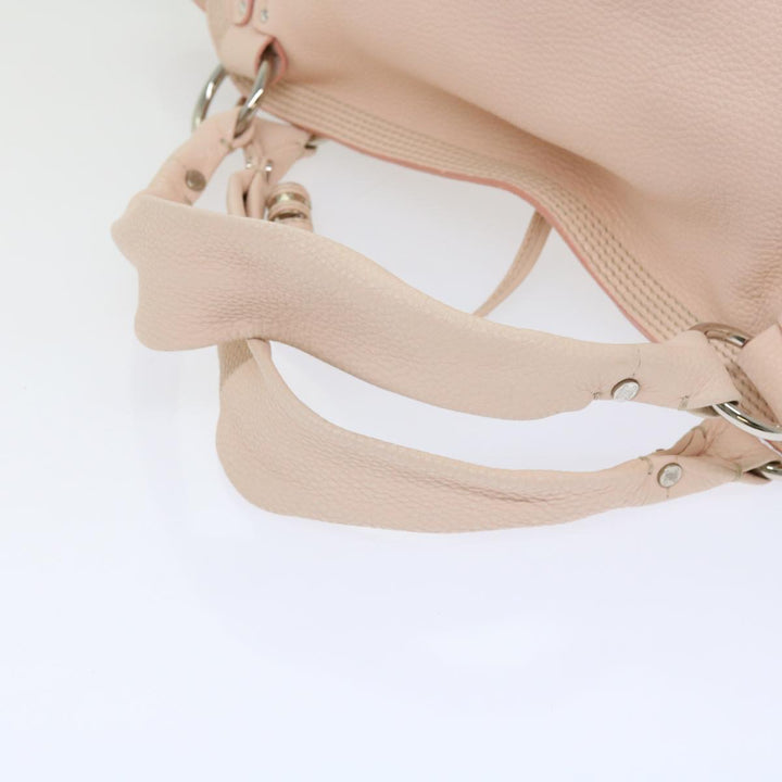 Celine Hand Bag Leather Pink  63531
