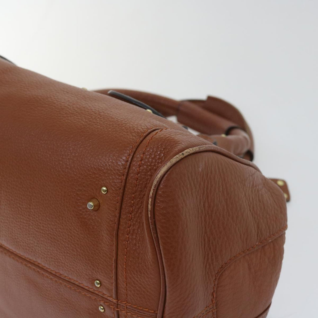 Chloe Paddington Hand Bag Leather Brown 63548